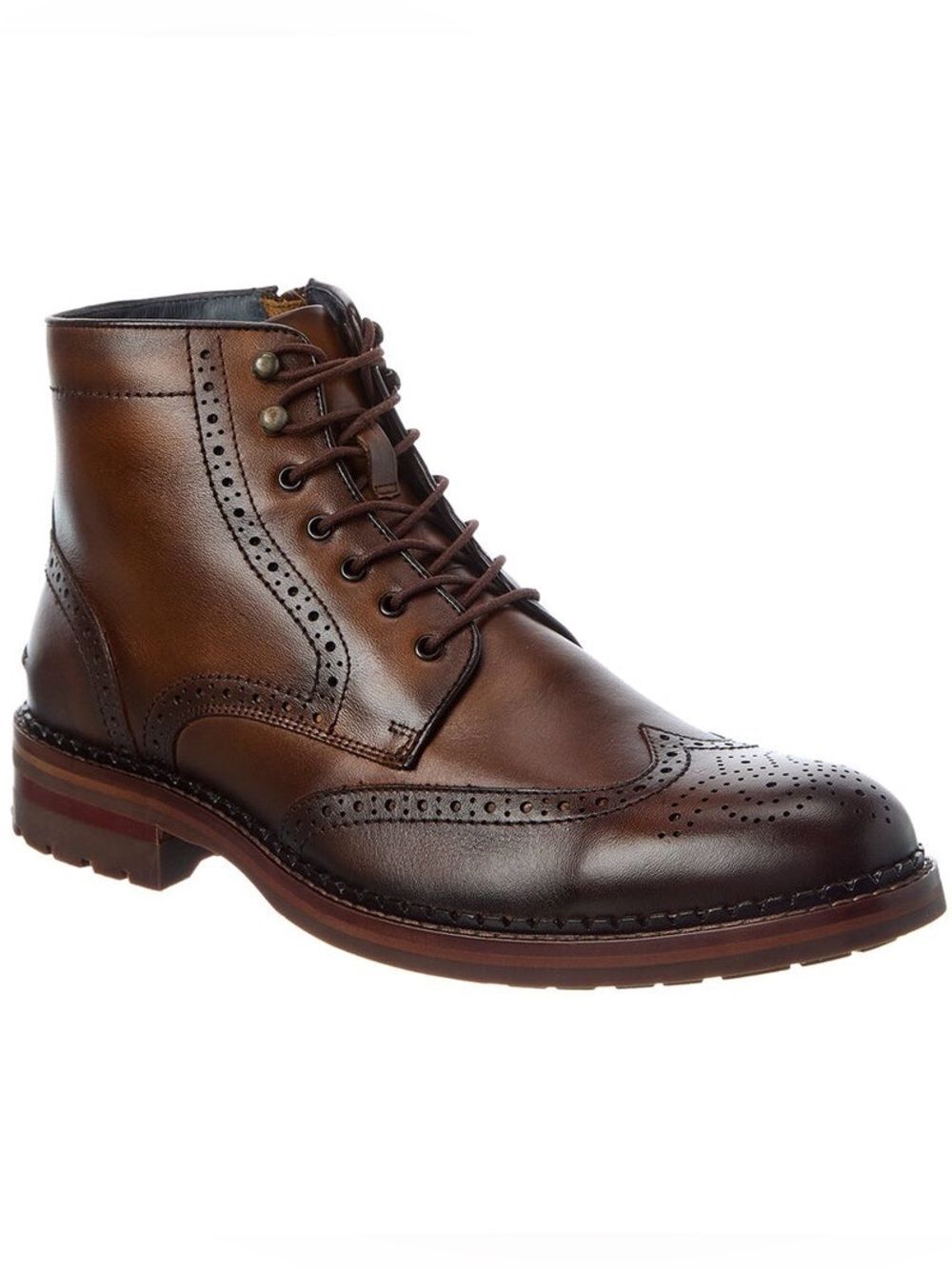 Johnston & Murphy XC Flex Connelly Wingtip leather two tone boots mens size 11M